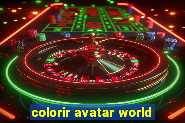 colorir avatar world